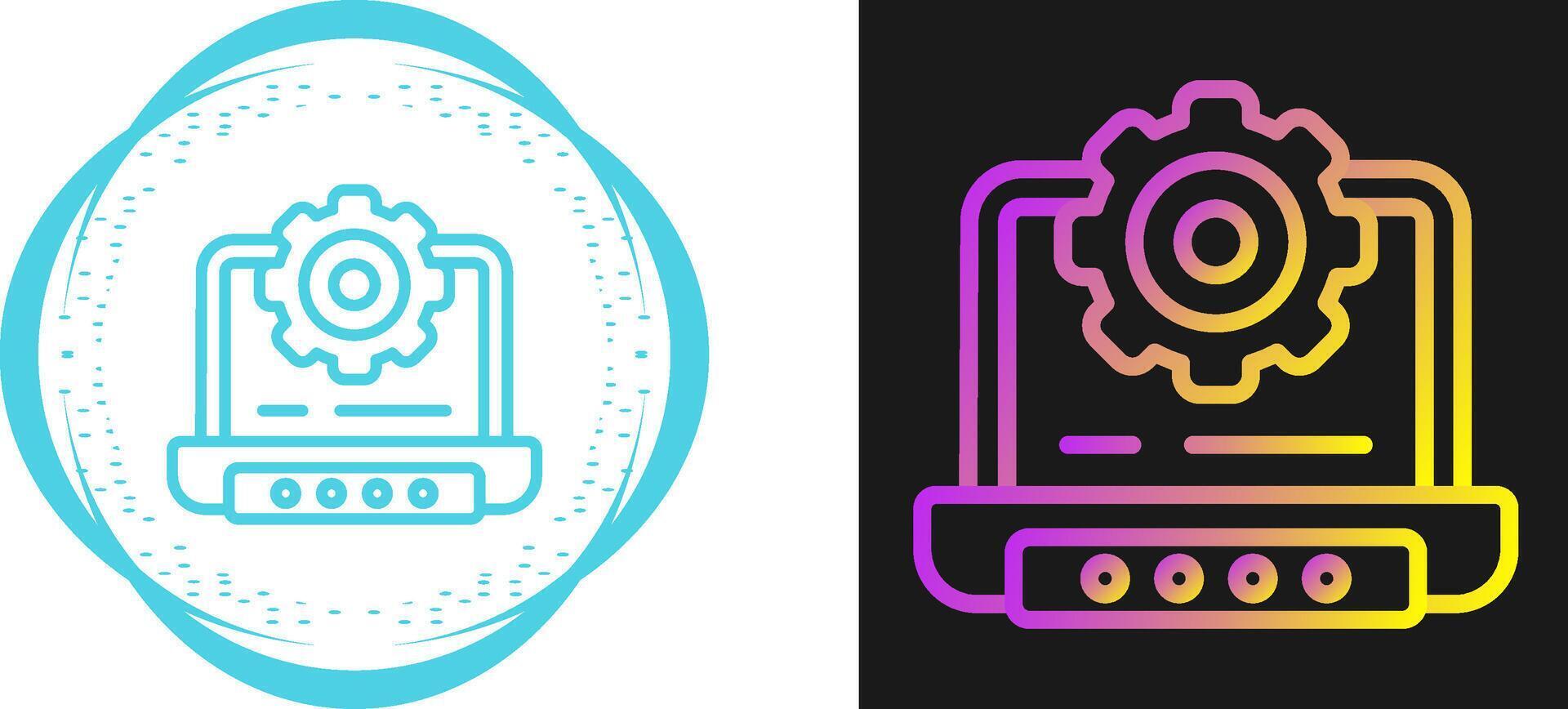 instellingen vector pictogram