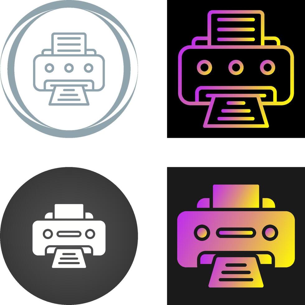 printer vector pictogram