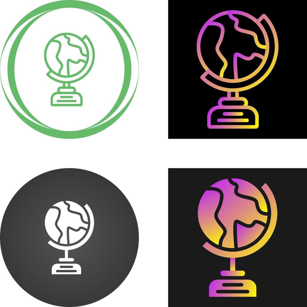 wereldbol vector pictogram