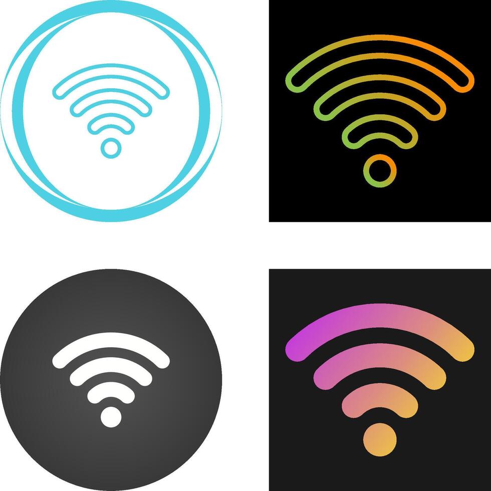 Wifi signaal vector icoon