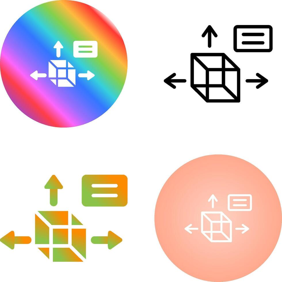 uniek vectorpictogram vector