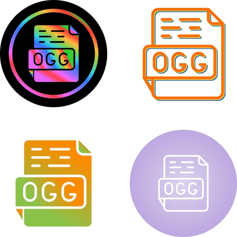 ogg vector icoon