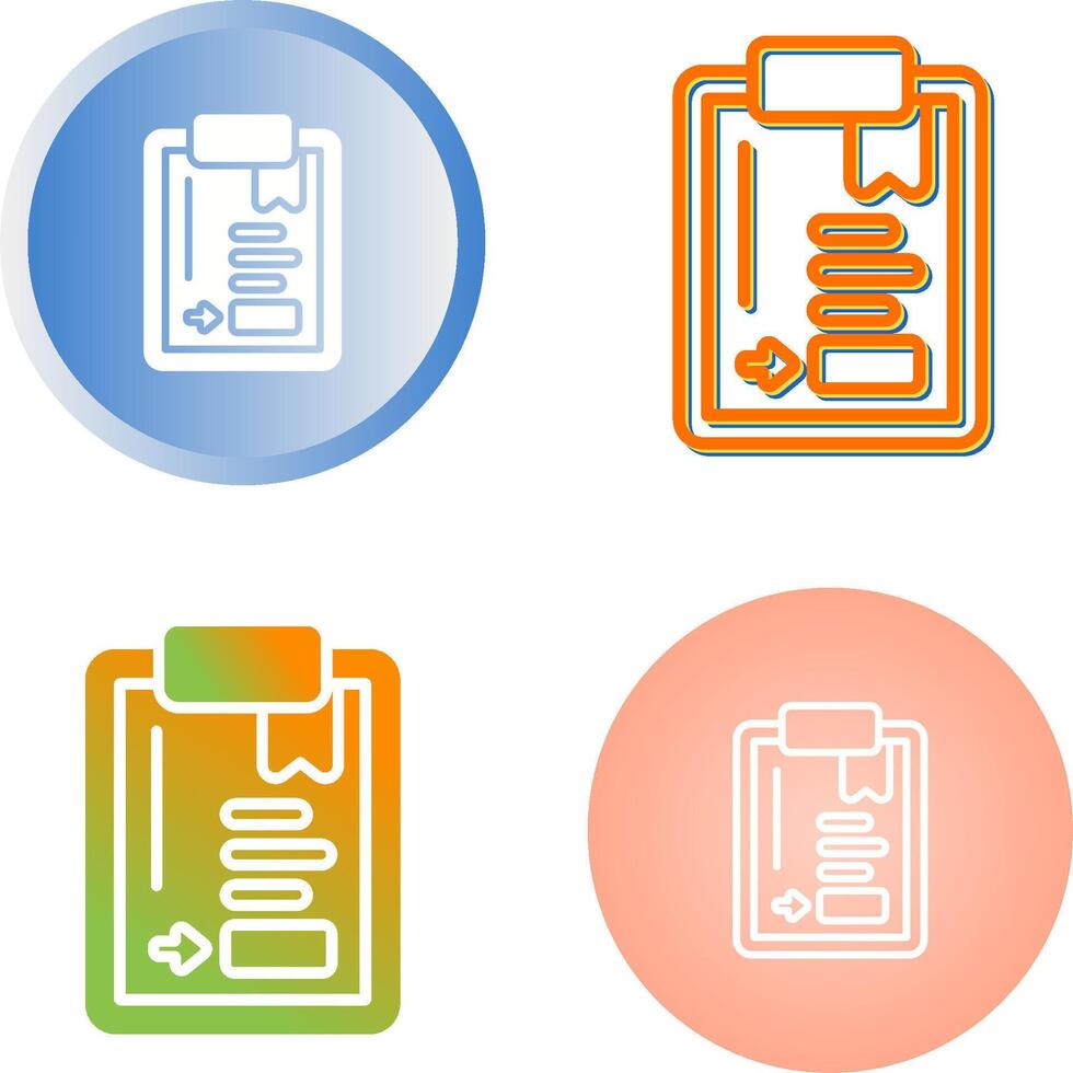 Klembord vector pictogram