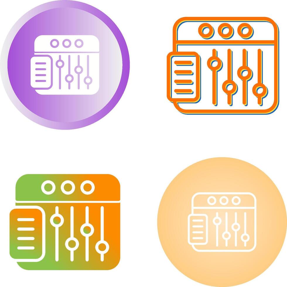 browser vector pictogram