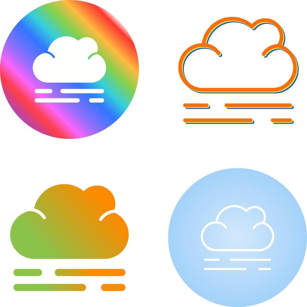 wolk vector pictogram