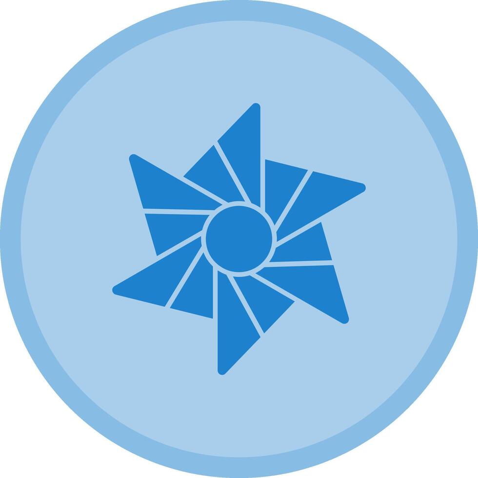 pinwheel veelkleurig cirkel icoon vector