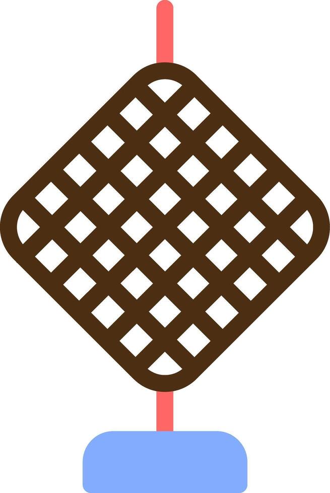 Chinese knoop kleur gevulde icoon vector