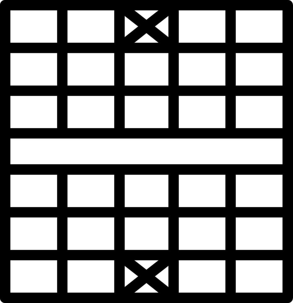 schaakbord lijn icoon vector