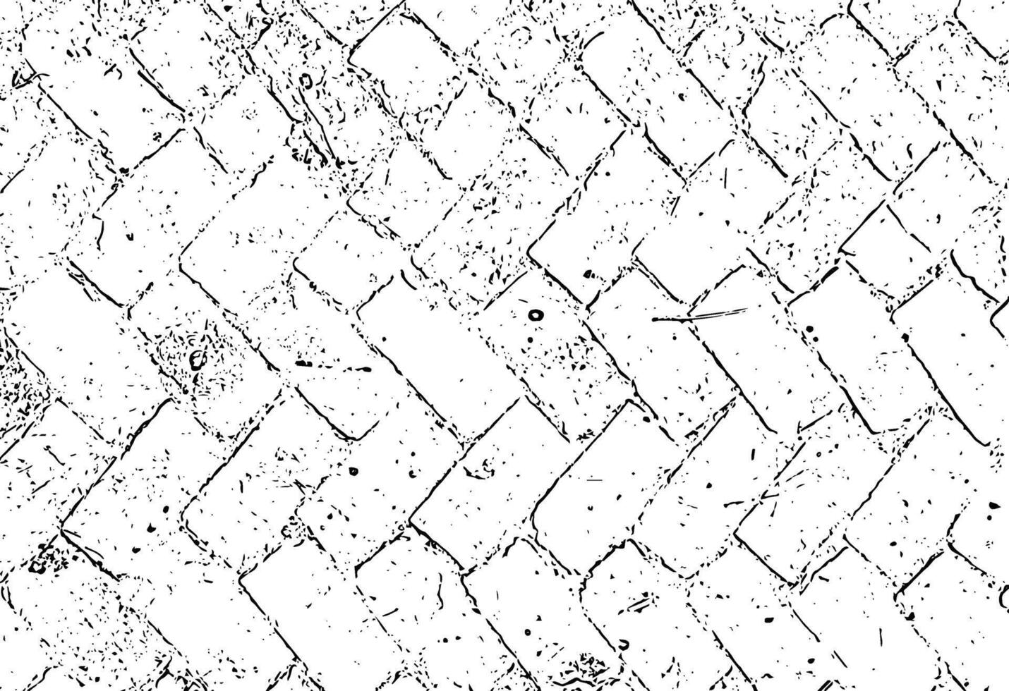 grunge structuur achtergrond vector, grunge structuur achtergrond zwart en wit kleur met oud bakstenen muur textuur, wijnoogst oud steen verdieping illustratie vector