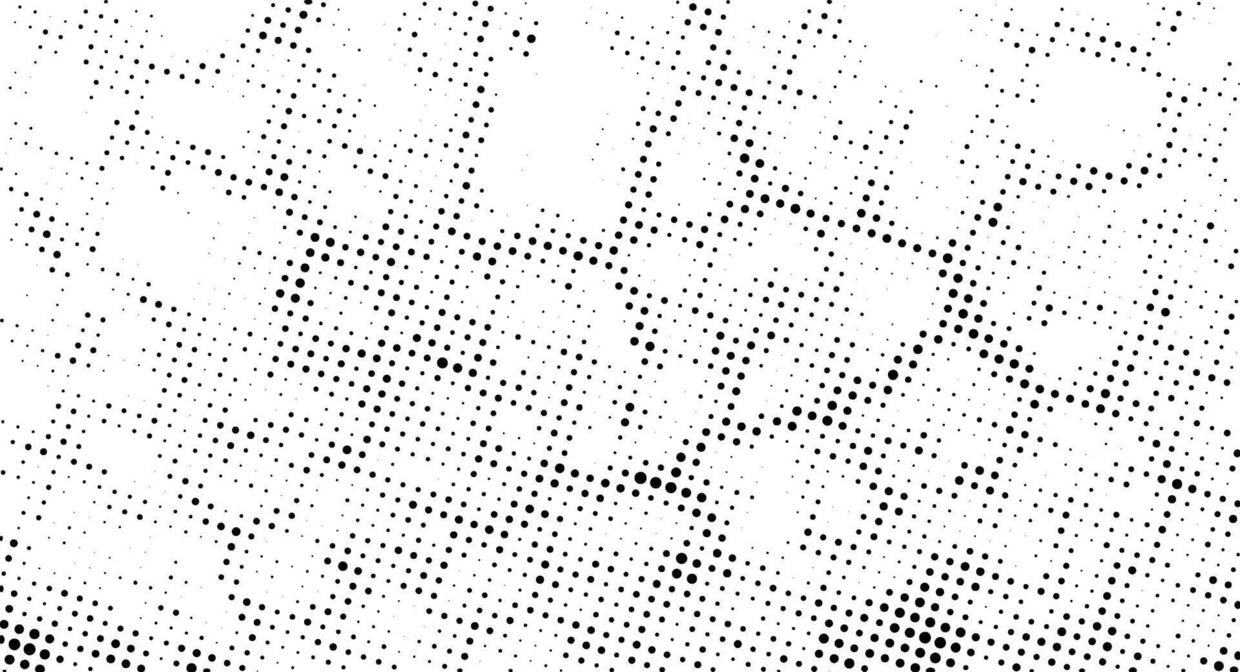 een zwart en wit halftone patroon met stippen, een zwart en wit stippel patroon met grunge effect, halftone punt patroon achtergrond vector, een zwart en wit patroon van dots met grunge structuur vector