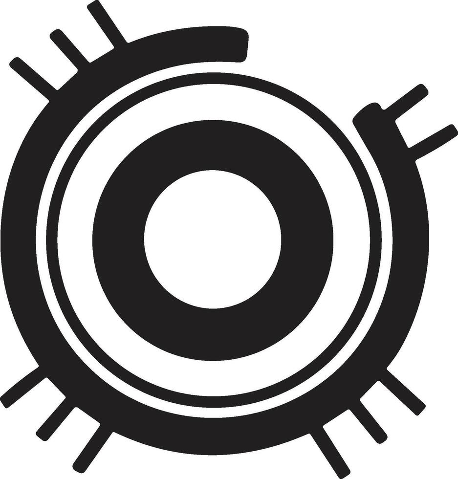 veiligheid camera logo in modern minimaal vector