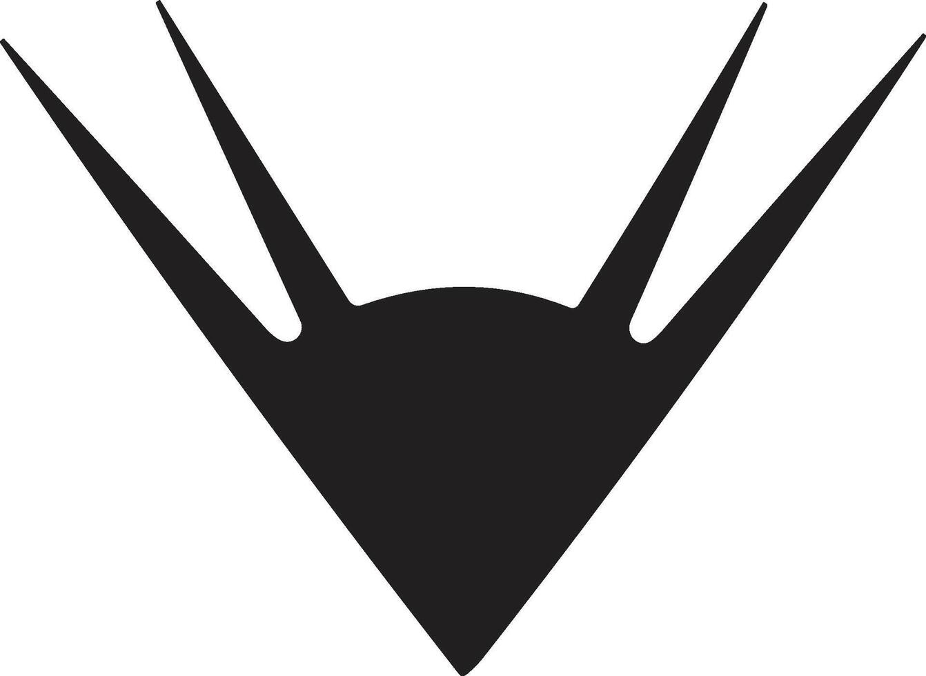 kroon logo in modern minimaal stijl vector