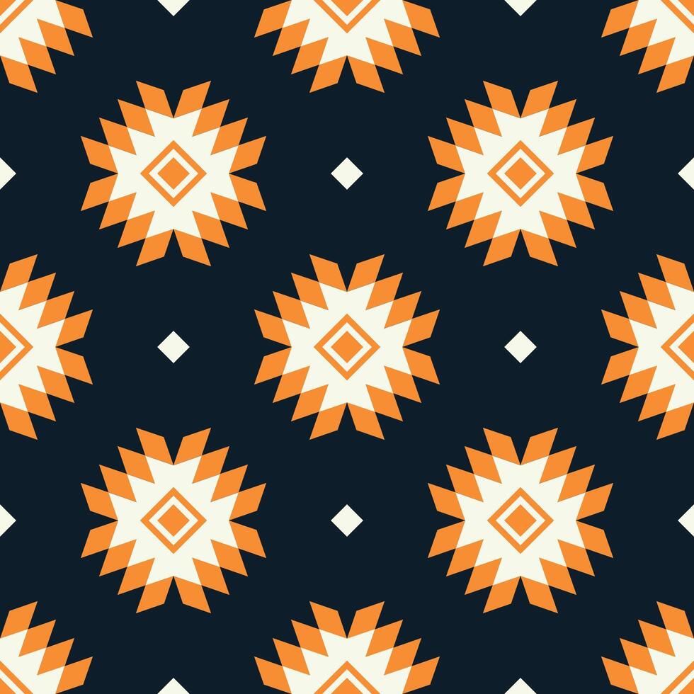 meetkundig etnisch oosters naadloos patroon. tribal aztec Navajo inheems Amerikaans stijl. etnisch ornament vector illustratie. ontwerp textiel, kleding stof, kleding, tapijt, ikat, batik, achtergrond, inpakken.