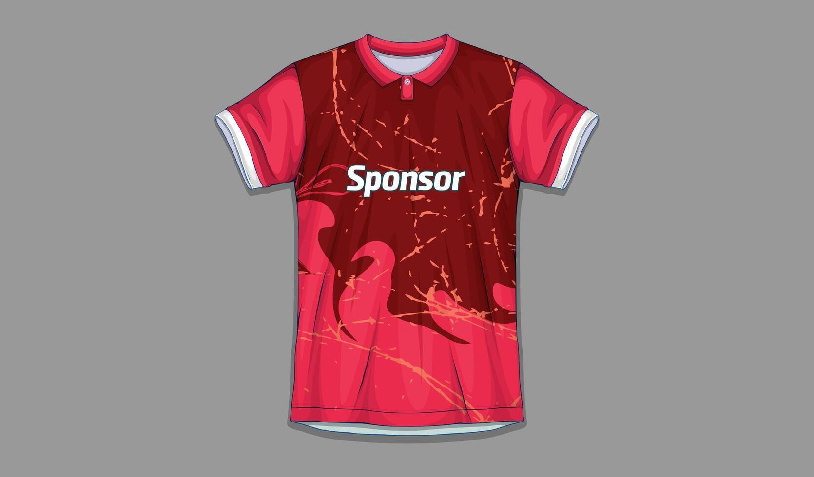 voetbal Jersey ontwerp voor sublimatie, sport t overhemd ontwerp vector