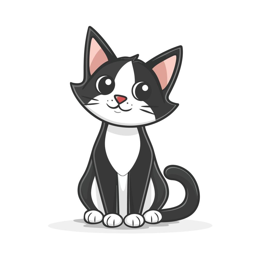 schattige kat illustratie vector