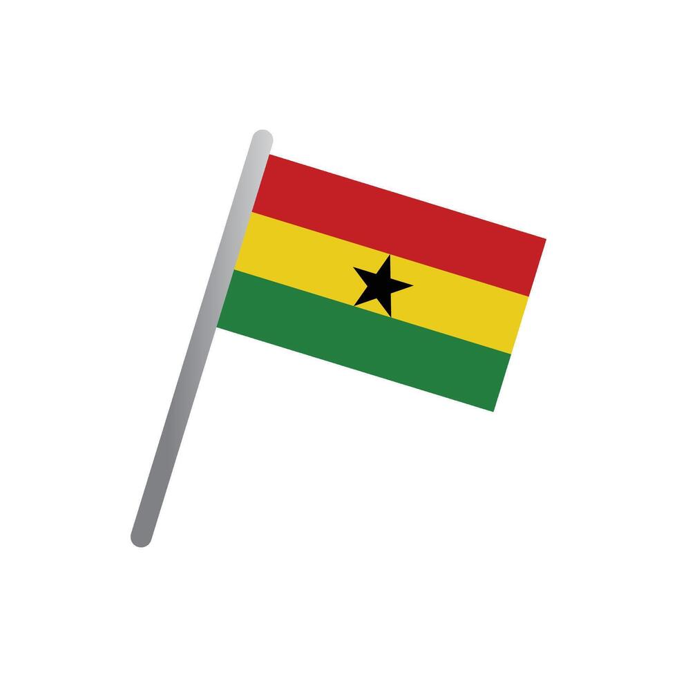 Ghana vlag icoon vector