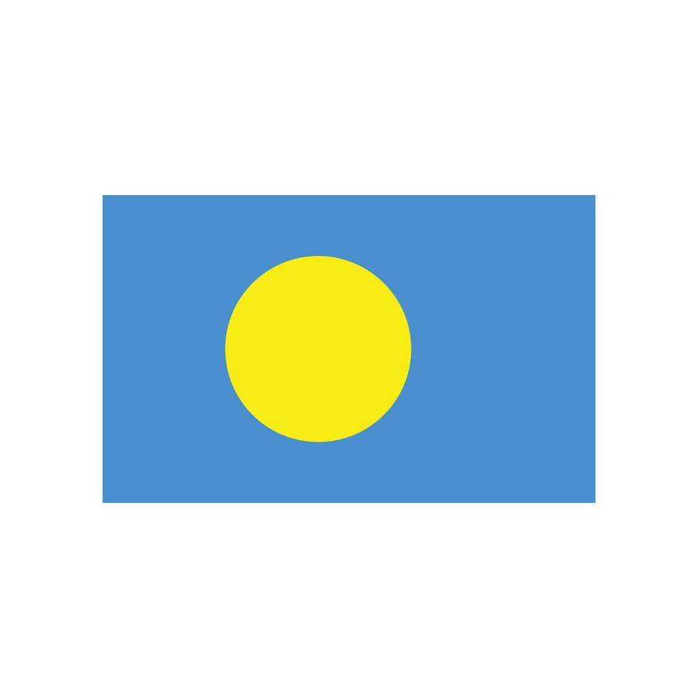 Palau vlag icoon vector