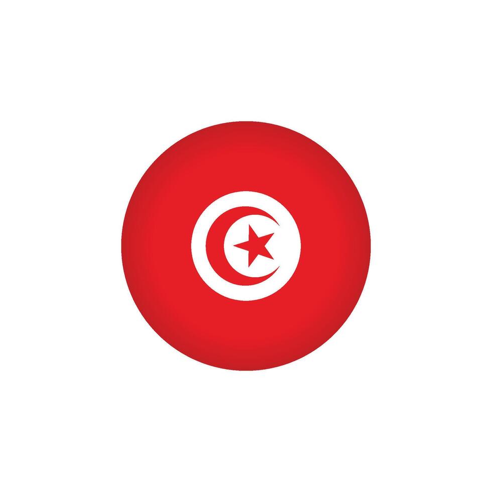 Tunesië vlag icoon vector