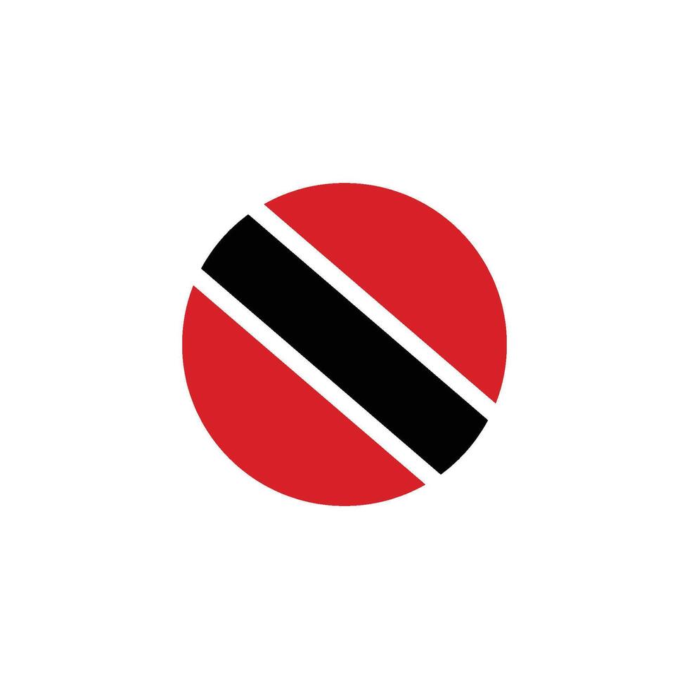 Trinidad Tobago vlag icoon vector