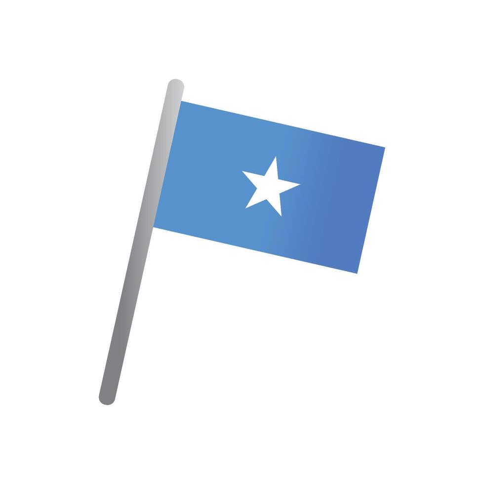 Somalisch vlag icoon vector