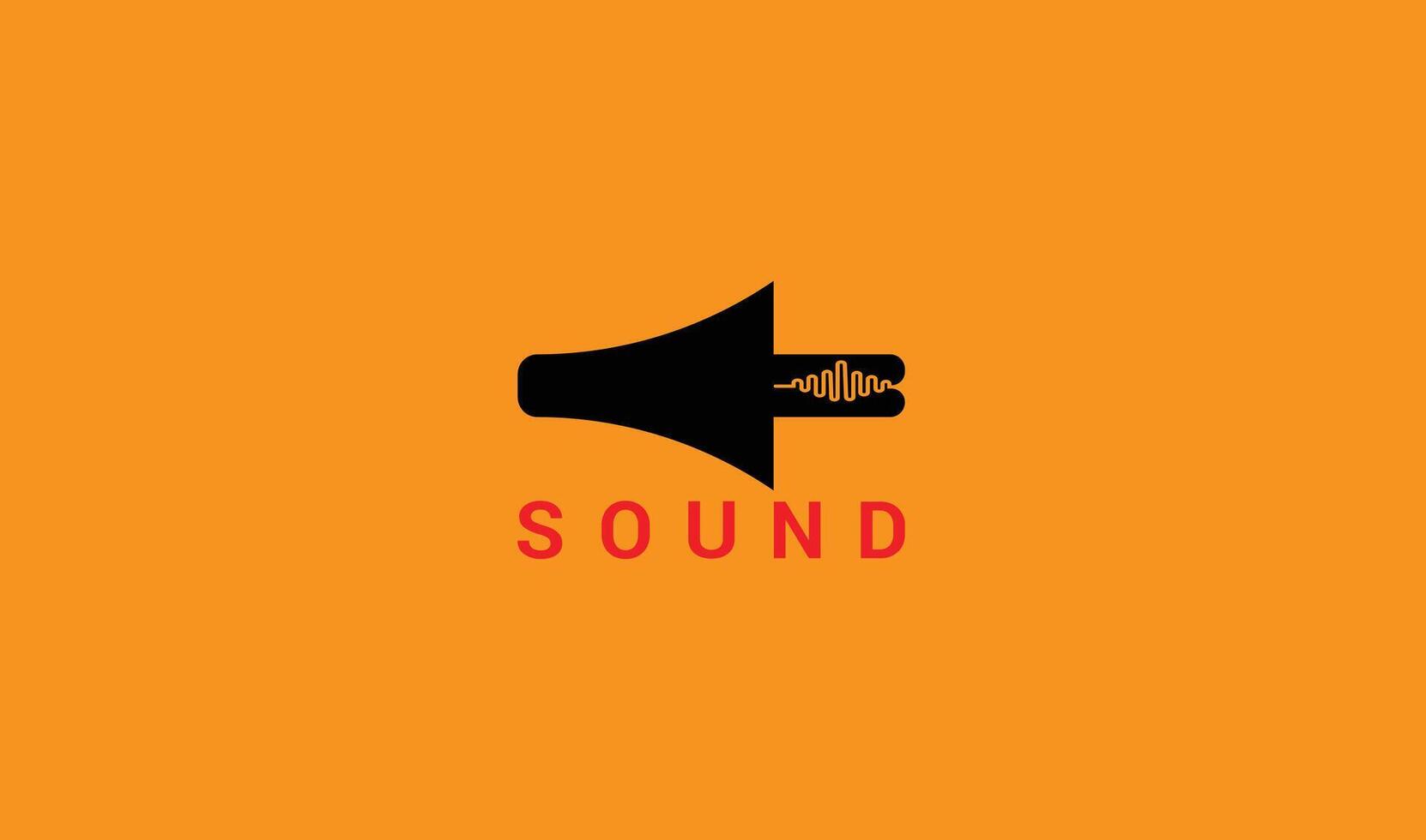 geluid logo ontwerp vector