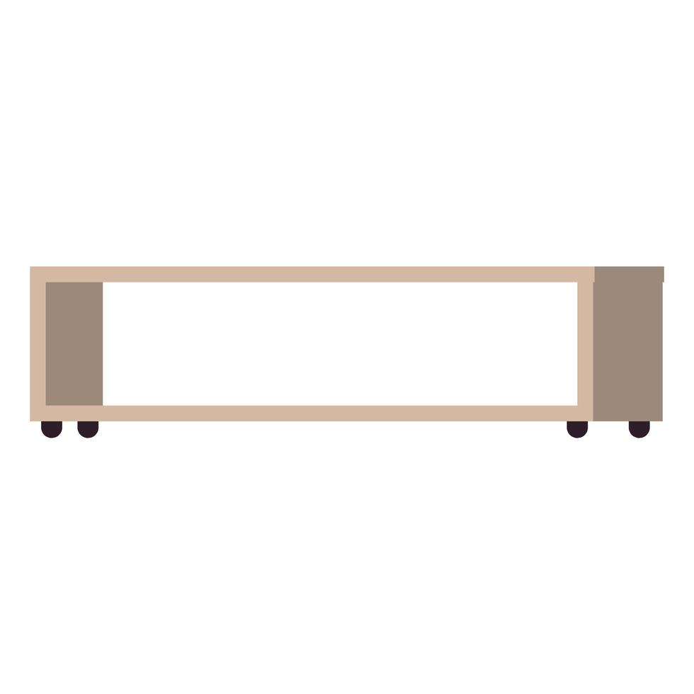 meubels houten tafel vector