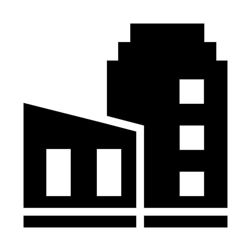 appartement bouw schets pictogrammen vector