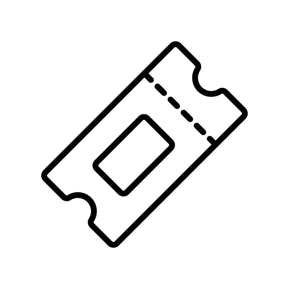 ticket icoon vector ontwerp sjabloon gemakkelijk en schoon