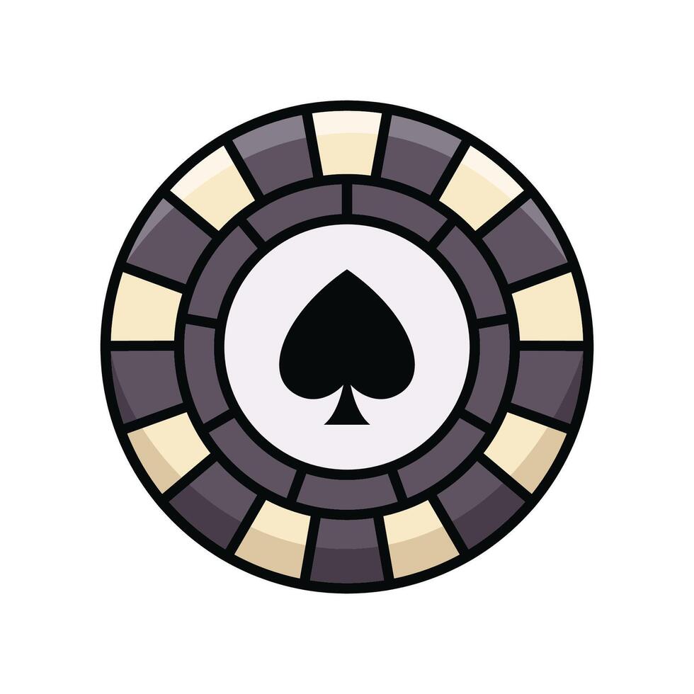 poker spaander icoon vector ontwerp sjabloon in wit achtergrond