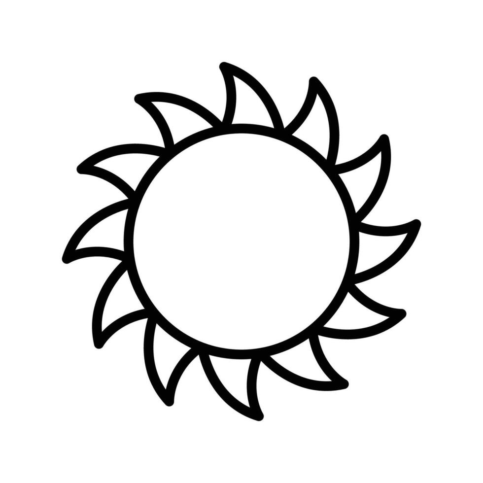 zon icoon vector ontwerp sjabloon in wit achtergrond