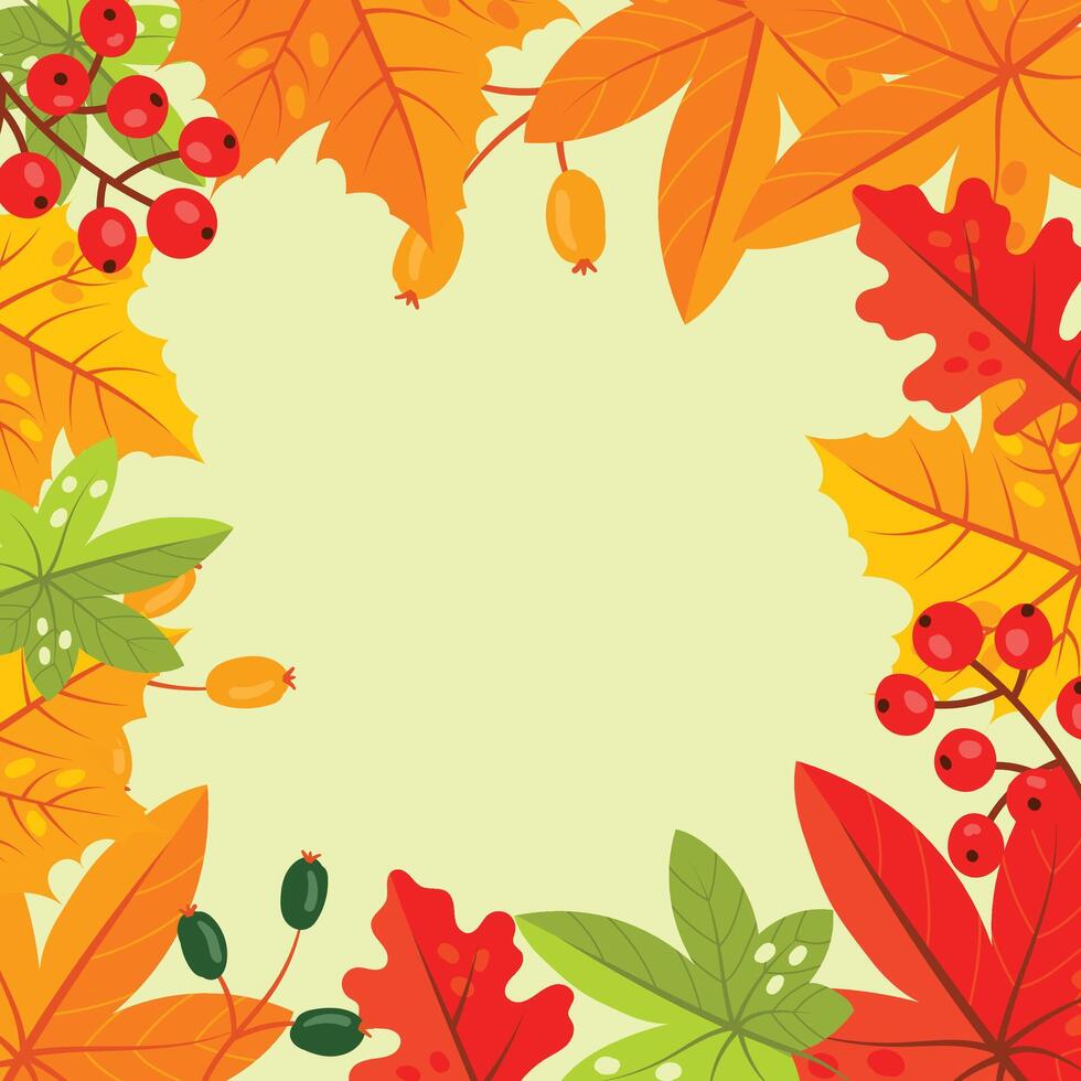 herfst bladeren, vector illustratie wit achtergrond