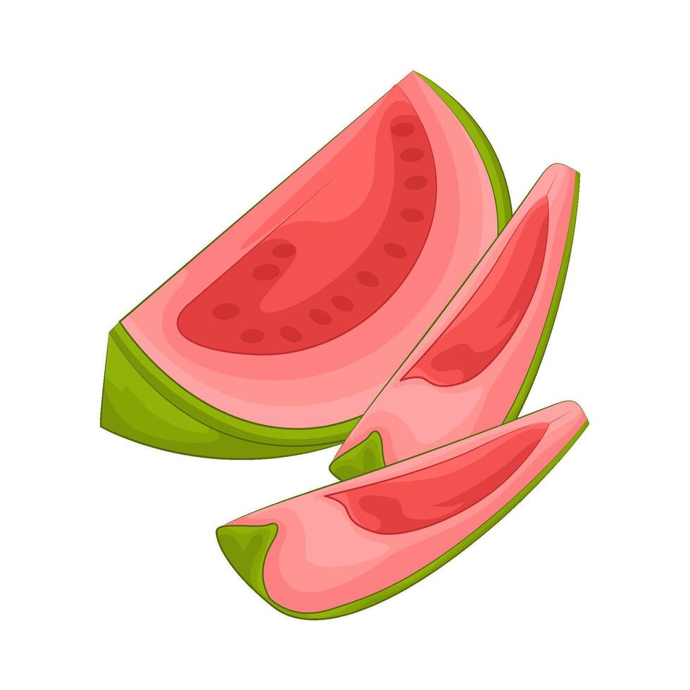 illustratie van guava plak vector