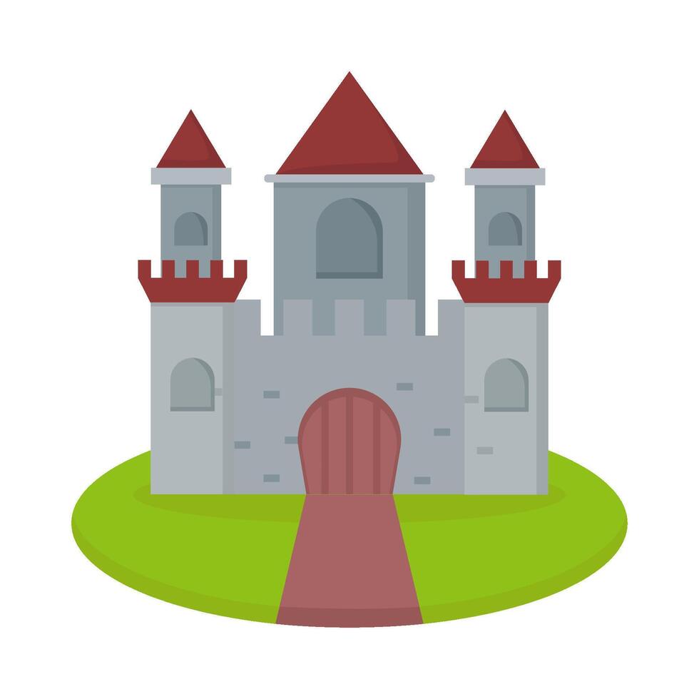 illustratie van kasteel vector