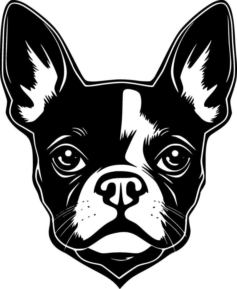 Boston terriër - hoog kwaliteit vector logo - vector illustratie ideaal voor t-shirt grafisch