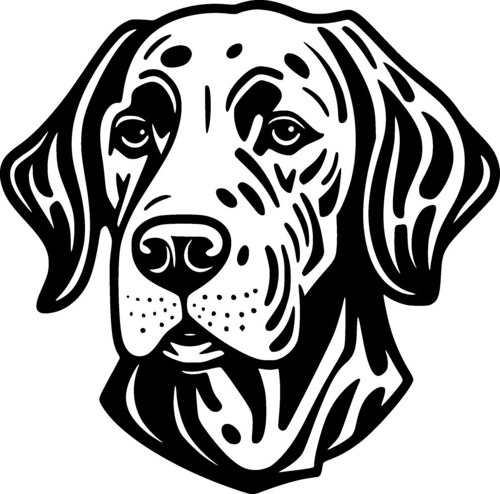 dalmatiër - minimalistische en vlak logo - vector illustratie