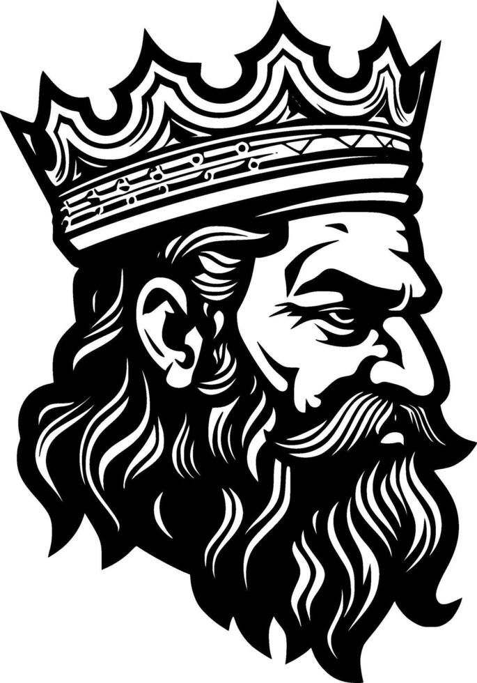 koning - hoog kwaliteit vector logo - vector illustratie ideaal voor t-shirt grafisch