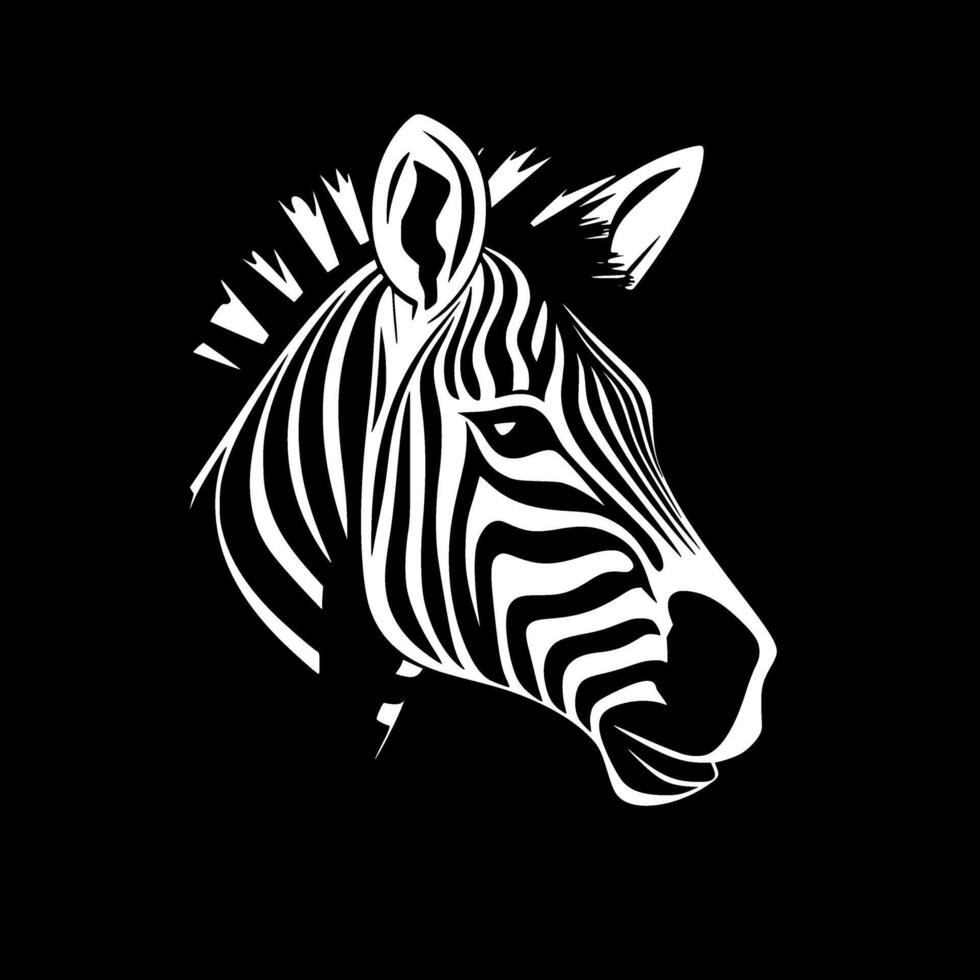 zebra - hoog kwaliteit vector logo - vector illustratie ideaal voor t-shirt grafisch