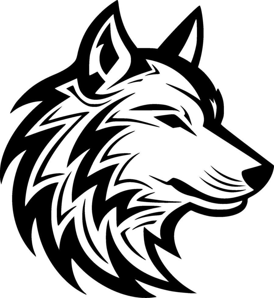 wolf - hoog kwaliteit vector logo - vector illustratie ideaal voor t-shirt grafisch