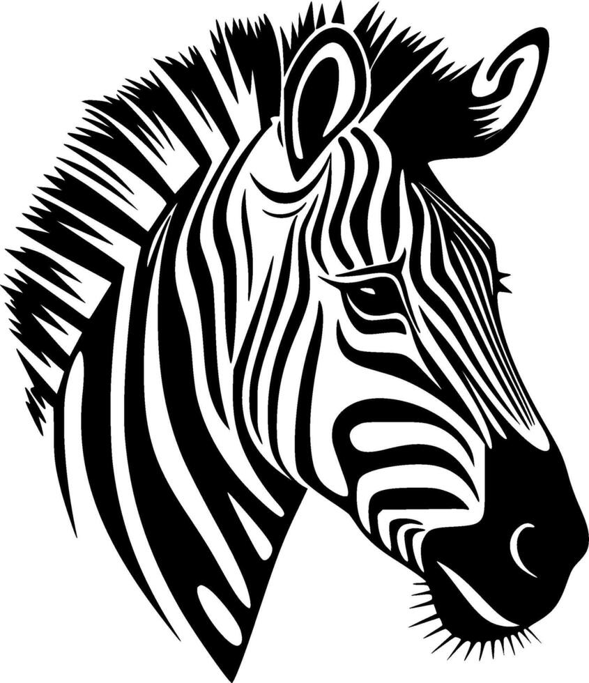 zebra - hoog kwaliteit vector logo - vector illustratie ideaal voor t-shirt grafisch