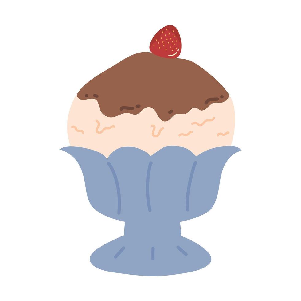 heerlijk Koreaans ijs room bingsu illustratie vector