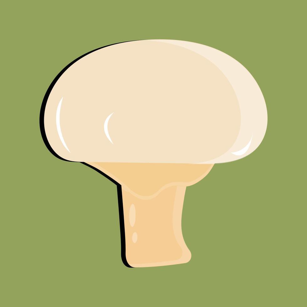 paddestoel vlak ontwerp tekenfilm verschillend champignons vector illustratie, wild paddestoel symbool tekens, amanita giftig. eps 10