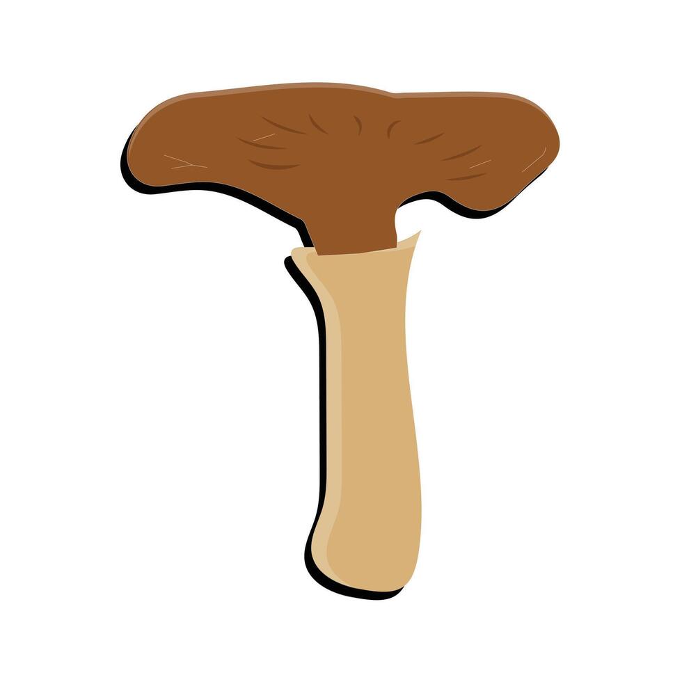 paddestoel vlak ontwerp tekenfilm verschillend champignons vector illustratie, wild paddestoel symbool tekens, amanita giftig. eps 10