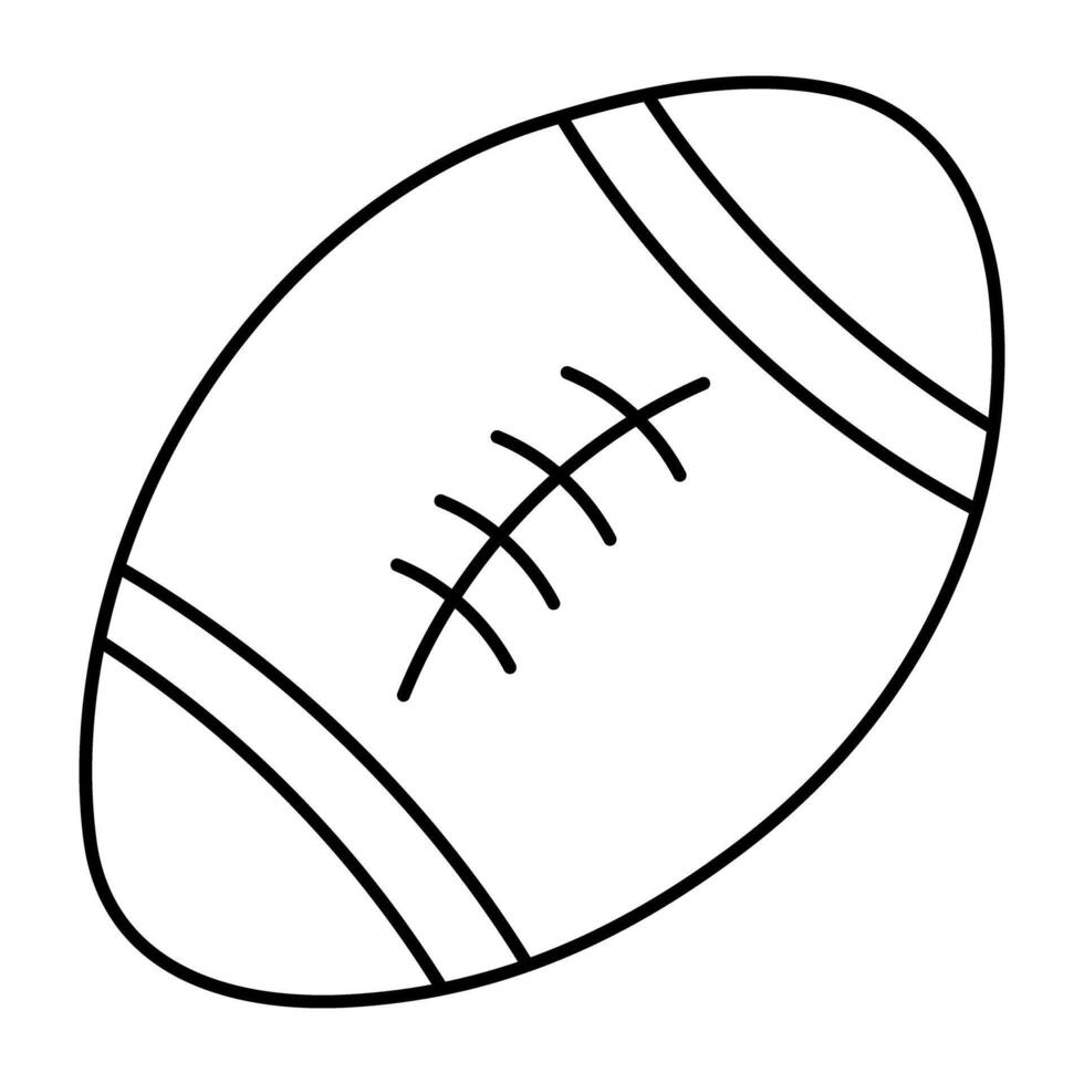 premie ontwerp icoon van rugby vector
