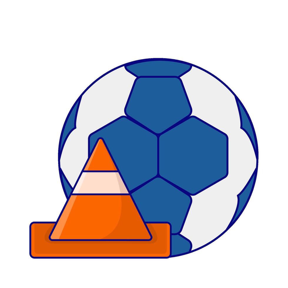 illustratie van voetbal bal vector