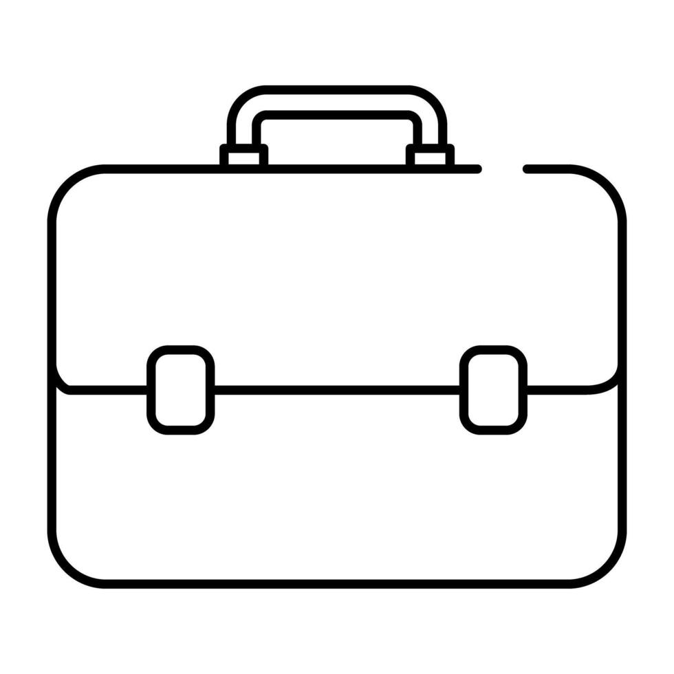 een icoon ontwerp van bedrijf tas, aktentas vector