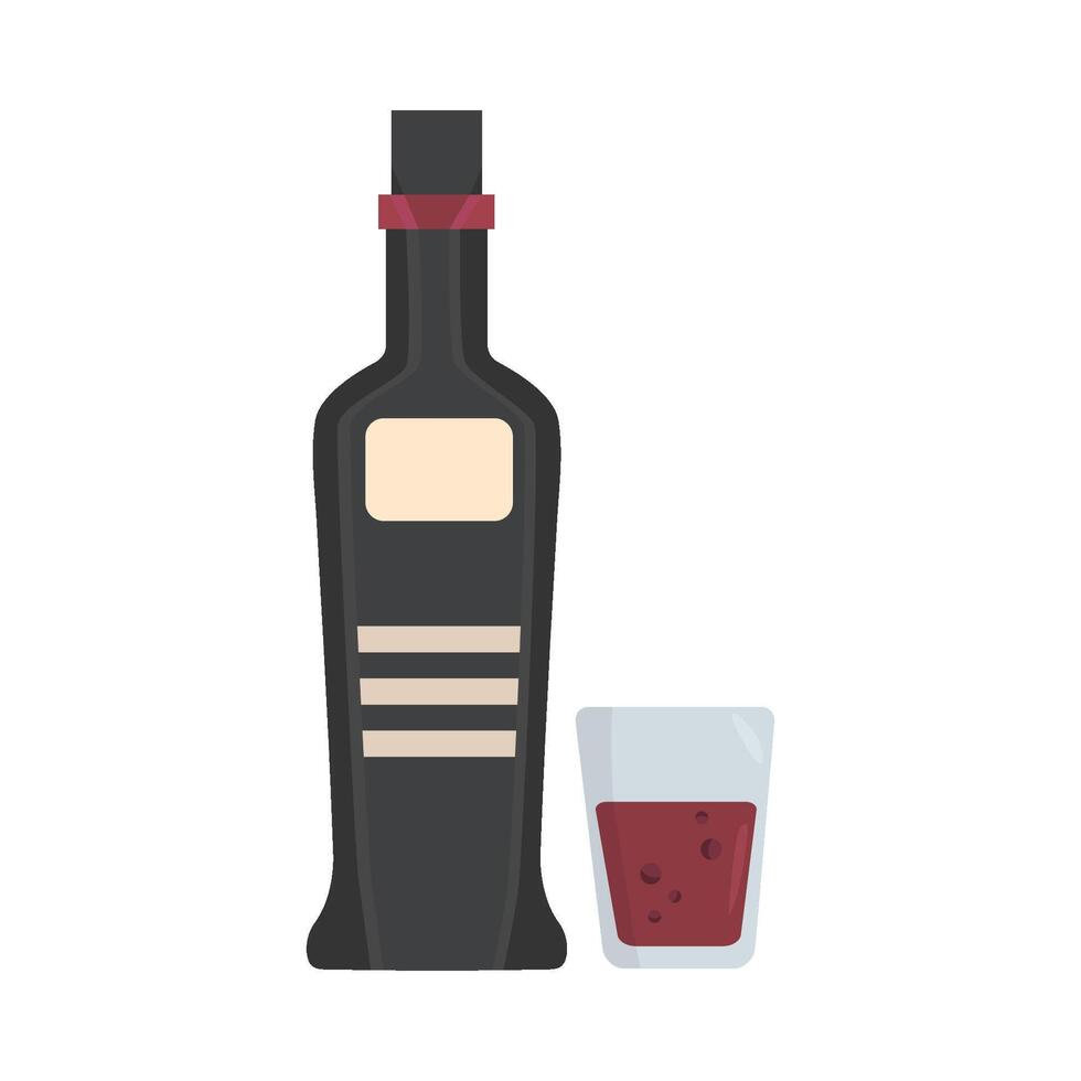 illustratie van alcohol drinken vector