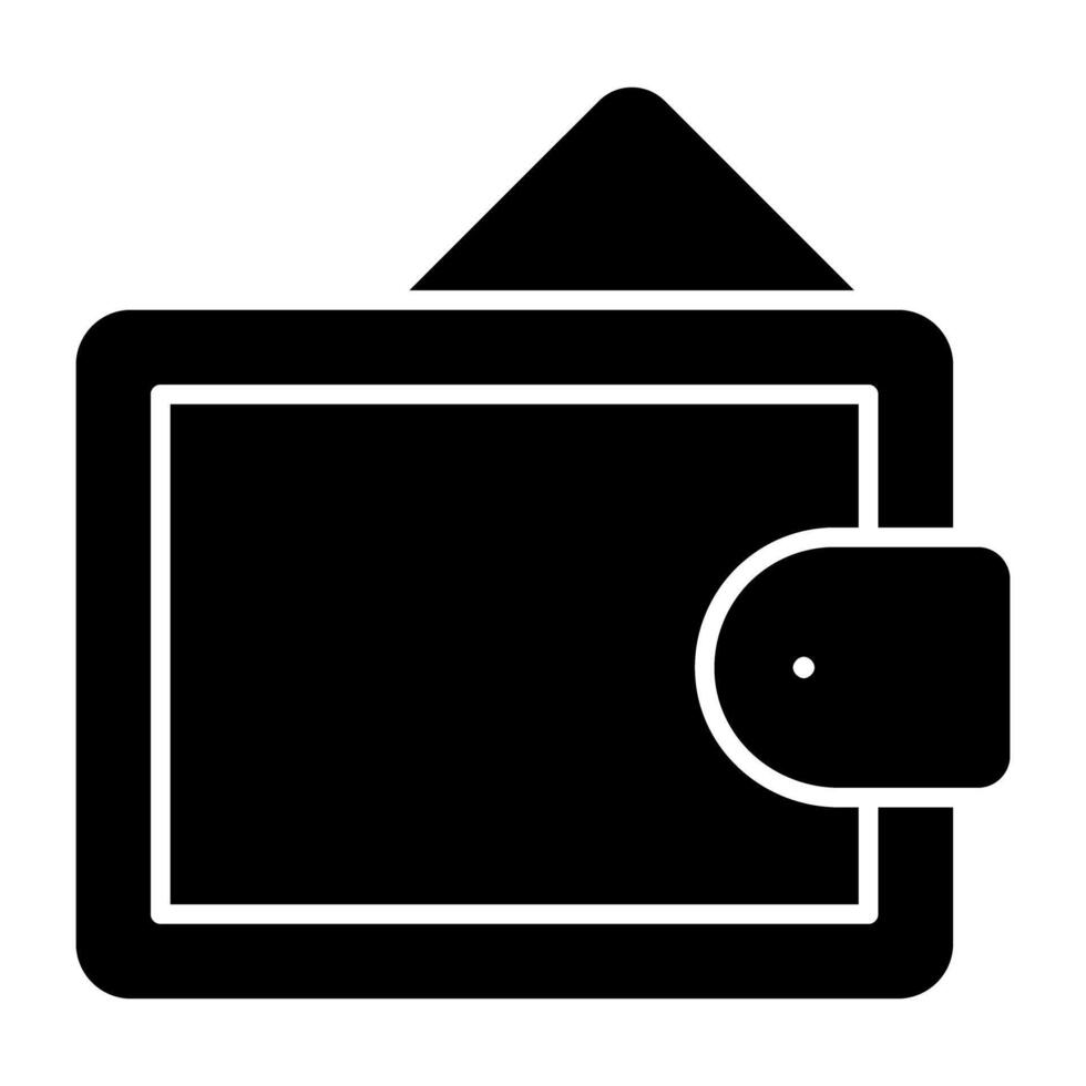 een accessoirepictogram voor billfold, vectorontwerp van portemonnee vector