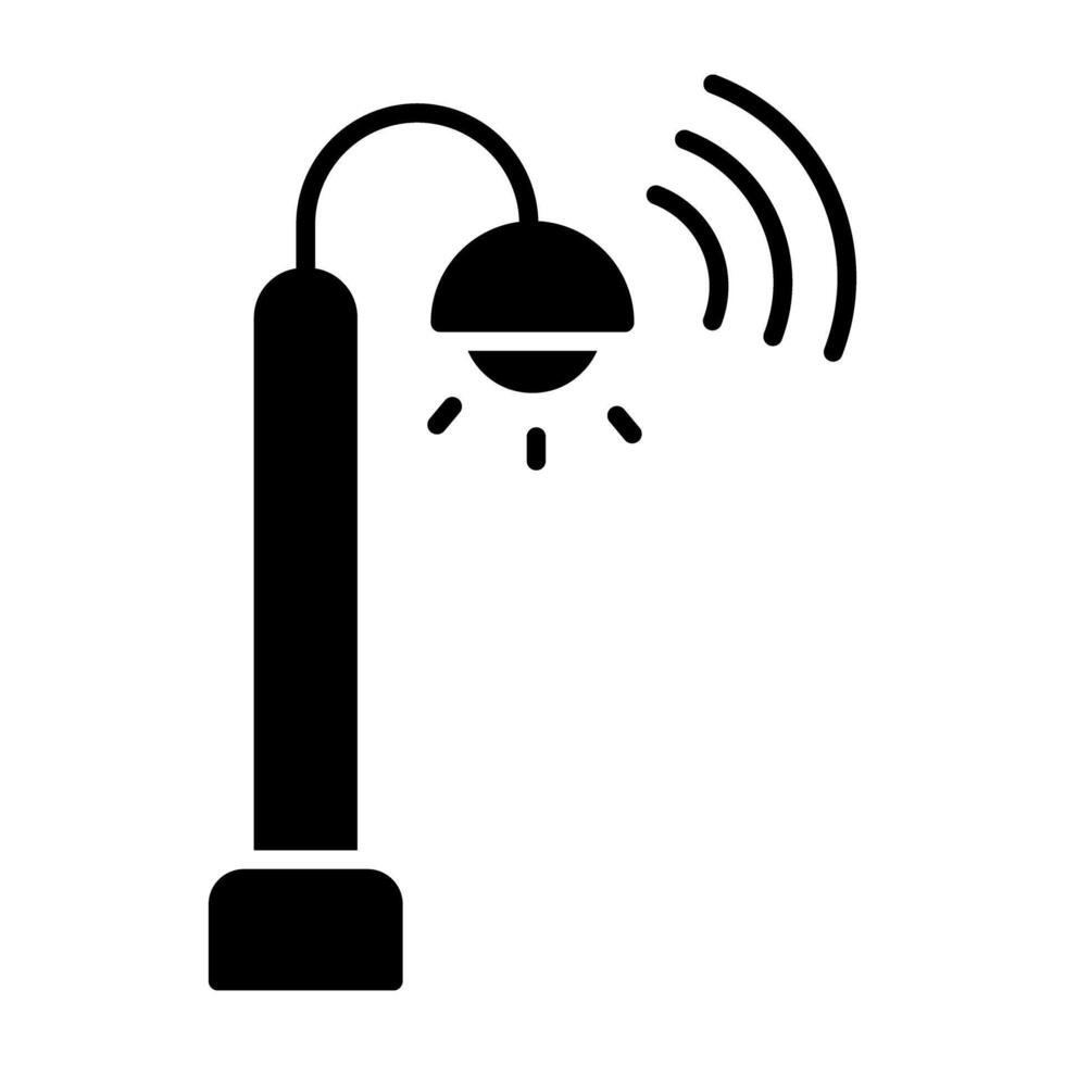 een premie downloaden icoon van slim lamp vector