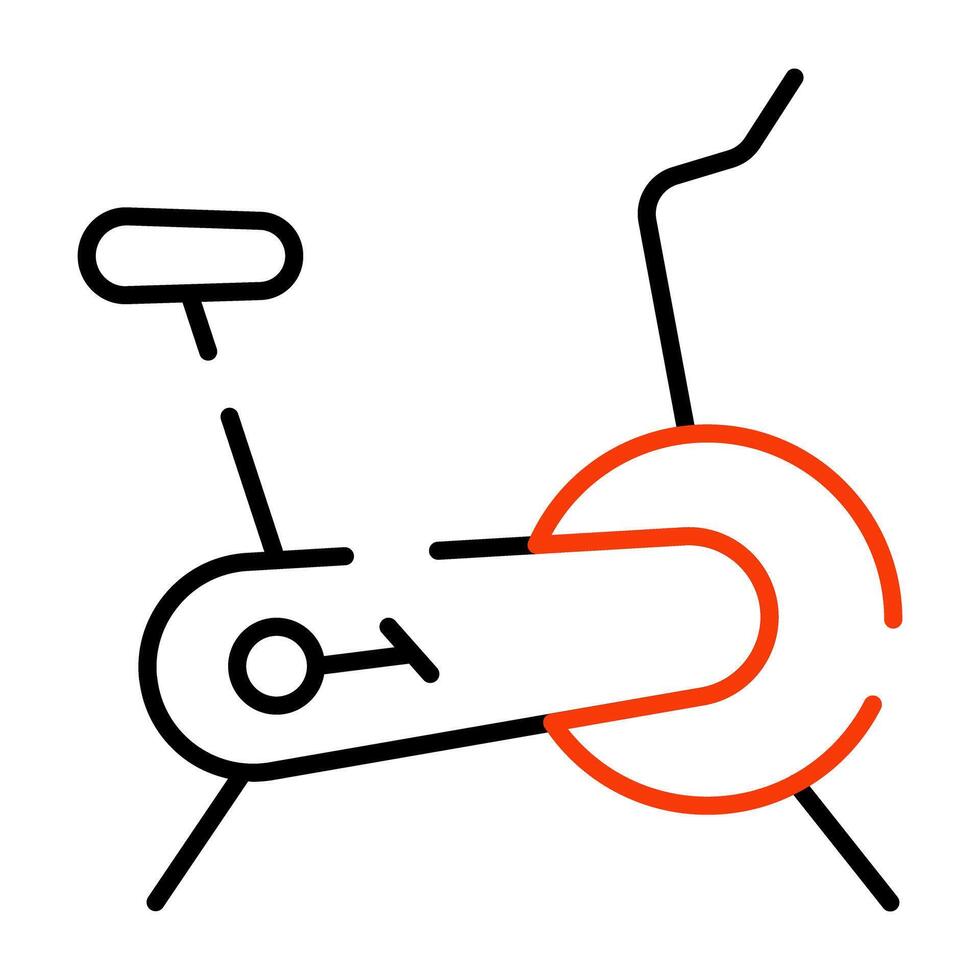 een icoon ontwerp van schrijfbehoeften fiets vector