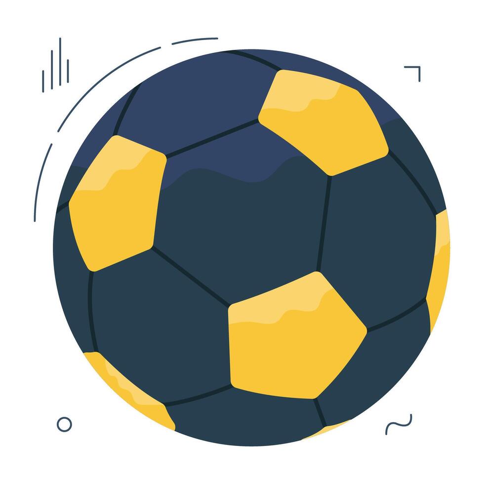 modern design icoon van voetbal vector